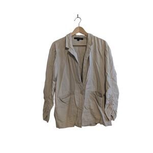 Marc New York Andrew Marc linen vicose blazer size L‎